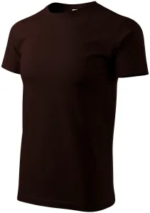 Tričko vyššej gramáže unisex, kávová, XL