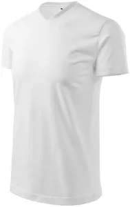Unisex tričko s V výstrihom Adler Heavy V-Neck 111 - veľkosť: S, farba: biela