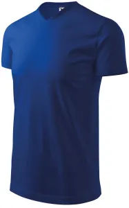 Unisex tričko s V výstrihom Adler Heavy V-Neck 111 - veľkosť: M, farba: kráľovská modrá