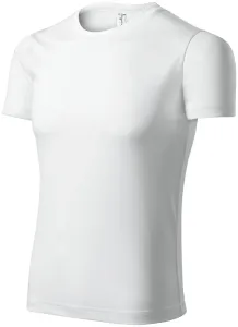 Športové tričko unisex, biela, S
