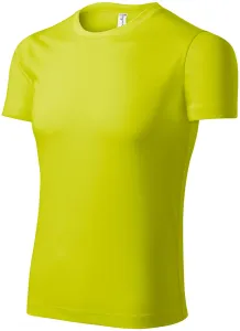 Športové tričko unisex, neónová žltá, XL