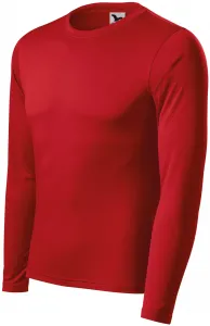 Tričko na šport s dlhým rukávom, červená, XS
