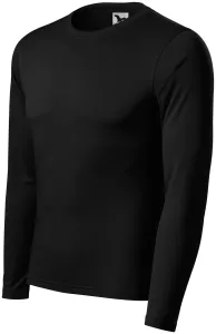 Tričko na šport s dlhým rukávom, čierna, S #1412856