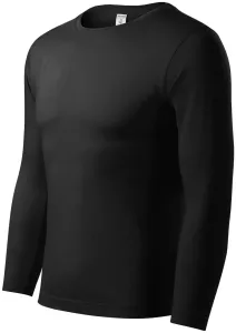 MALFINI Tričko s dlhým rukávom Progress LS - Čierna | XS