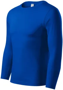 MALFINI Tričko s dlhým rukávom Progress LS - Kráľovská modrá | L