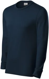 MALFINI Tričko s dlhým rukávom Resist LS - Námornícka modrá | L
