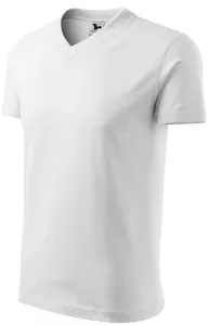 Tričko s krátkym rukávom, stredne hrubé, biela, XL