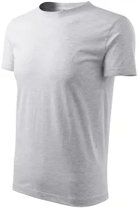 Pánske tričko Adler Classic New 132 - veľkosť: XL, farba: svetlosivý melír