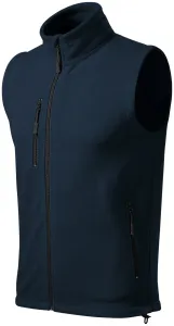 Unisex fleecová vesta Malfini Exit 525 - veľkosť: L, farba: tmavo modrá