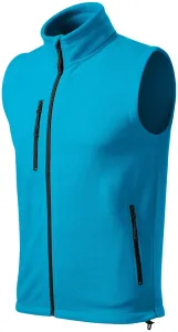 Unisex fleecová vesta Malfini Exit 525 - veľkosť: L, farba: tyrkysová