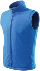 MALFINI Fleecová vesta Next - Azúrovo modrá | XL