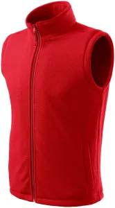 Unisex fleecová vesta Rimeck Next 518 - veľkosť: XS, farba: červená