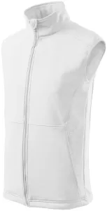 MALFINI Pánska softshellová vesta Vision - Biela | XL