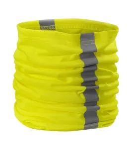 MALFINI Šatka HV Twister - Reflexná žltá | uni