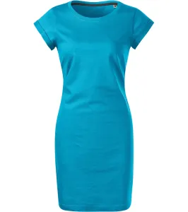 Dámske šaty Malfini Freedom 178 - veľkosť: XS, farba: tyrkysová