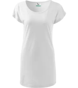 Malfini Love 150 Tričko / šaty dámske 123 biela XL