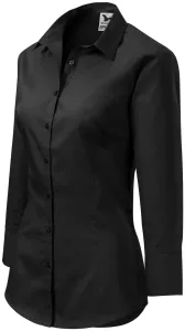 MALFINI Dámska košeľa s trojštvrťovým rukávom Style - Čierna | L