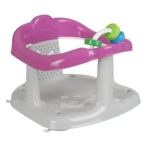 MALTEX detské sedadlo do vane s hračkou sivé/ružové
