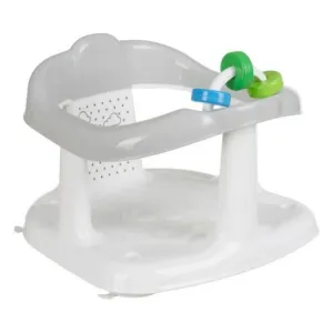 MALTEX detské sedadlo do vane s hračkou biele/sivé