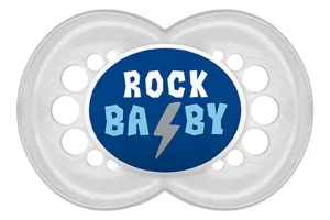 MAM Cumlík ortodontický Rock'n'Roll 6+, silikón červený, Born to rock