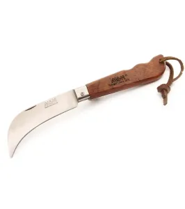 MAM 2071 PLUS BUBINGA Zatvárací hubársky nôž s pútkom, hnedá, veľkosť