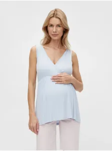 Light blue maternity blouse Mama.licious Anny - Women #1070256