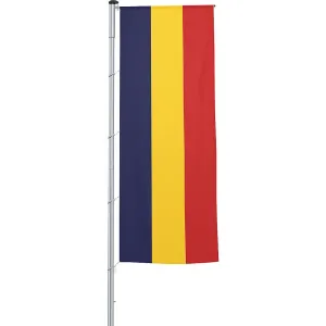 Vlajka na pozdĺžne upevnenie na stožiar/národná vlajka Mannus