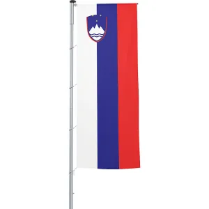 Vlajka na pozdĺžne upevnenie na stožiar/národná vlajka Mannus #3697834