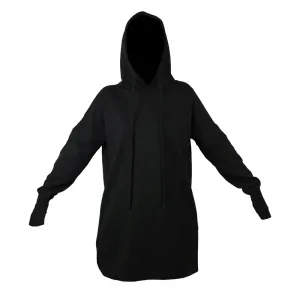 Mantis Mikinové šaty s kapucňou - Čierna | XL #5325783