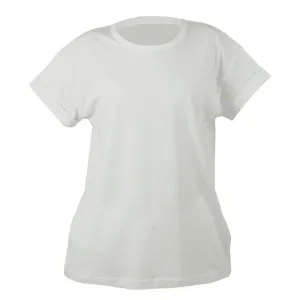 Mantis Voľné dámske tričko s krátkym rukávom - Biela | S