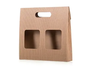 Darčeková krabica na kávu s okienkami #8064826