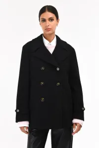 Kabát Manuel Ritz Women`S Jacket Čierna 44