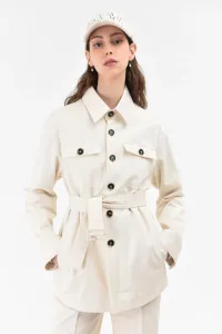 Kabát Manuel Ritz Women`S Lightw.Jacket Biela 48