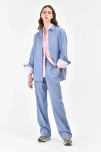 Nohavice Manuel Ritz Women`S Trousers Modrá 38