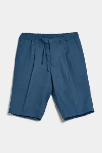 Šortky Manuel Ritz Washed Bermuda Shorts Modrá 46