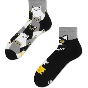 MANY MORNINGS BLACK CAT QUARTER Ponožky, mix, veľkosť #6532685