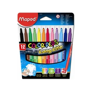 Detské fixy MAPED Color' Peps Long Life 12 ks