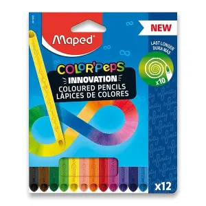 MAPED - Pastelky bezdrevné - COLOR`PEPS INFINITY 12 farieb #7254160