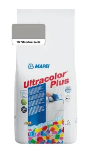 Škárovacia hmota Mapei Ultracolor Plus Stredne šedá 2 kg CG2WA MAPU2112