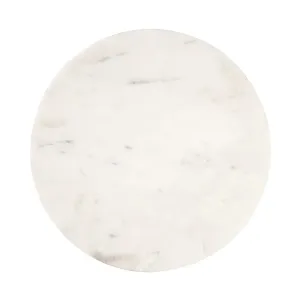 MARBLE Mramorová podložka 30 cm - biela