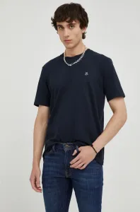 Bavlnené tričko Marc O'Polo tmavomodrá farba, jednofarebné, B21201251054