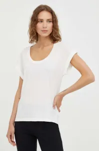 Bavlnené tričko Marc O'Polo biela farba #8739602