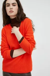 Bavlnený sveter Marc O'Polo dámsky, oranžová farba, tenký,