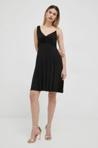 Šaty Marciano Guess čierna farba, mini, áčkový strih #8701450