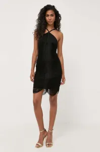 Šaty Marciano Guess čierna farba, mini, priliehavá #8743399
