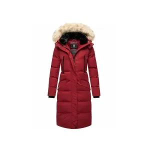 Marikoo dámska zimná bunda s kapucňou Schneesternchen, blood red #6158238
