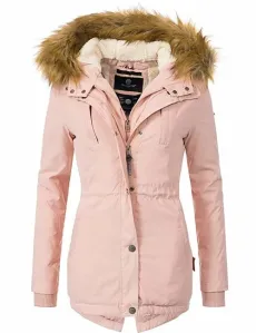 Marikoo Akira dámska zimná bunda s kapucňou, ružová #6158191