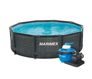 Bazén Marimex Florida 3,66 x 1,22 m s filtráciou - motív RATAN