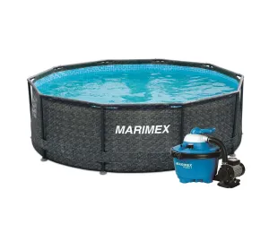 Bazén Marimex Florida 3,66x0,99 m - motív RATAN s pieskovou filtráciou