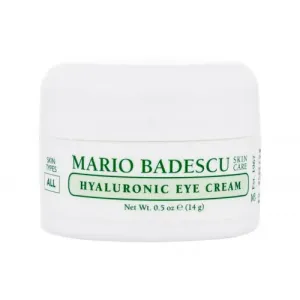 Mario Badescu Hyaluronic Eye Cream 14 g očný krém na veľmi suchú pleť; proti vráskam; na rozjasnenie pleti; na opuchy a kury pod očami